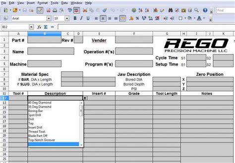 cnc lathe setup part 1|cnc lathe setup sheet template.